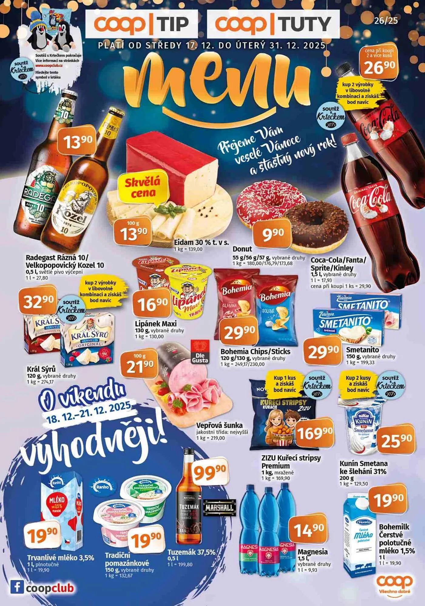 Konzum leták - 17. prosince 31. prosince 2025 - Page 1