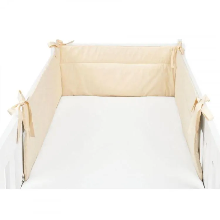 Mantinel do postýlky žlutý 30 x 210 cm