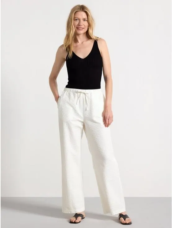 Kalhoty z krepová látka