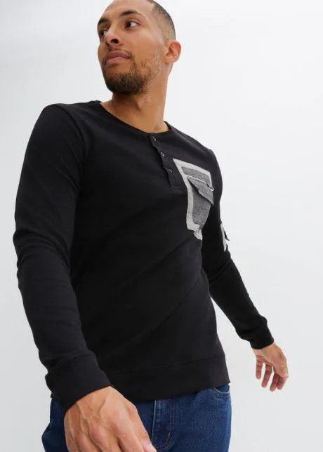 Triko s dlouhým rukávem z organické bavlny