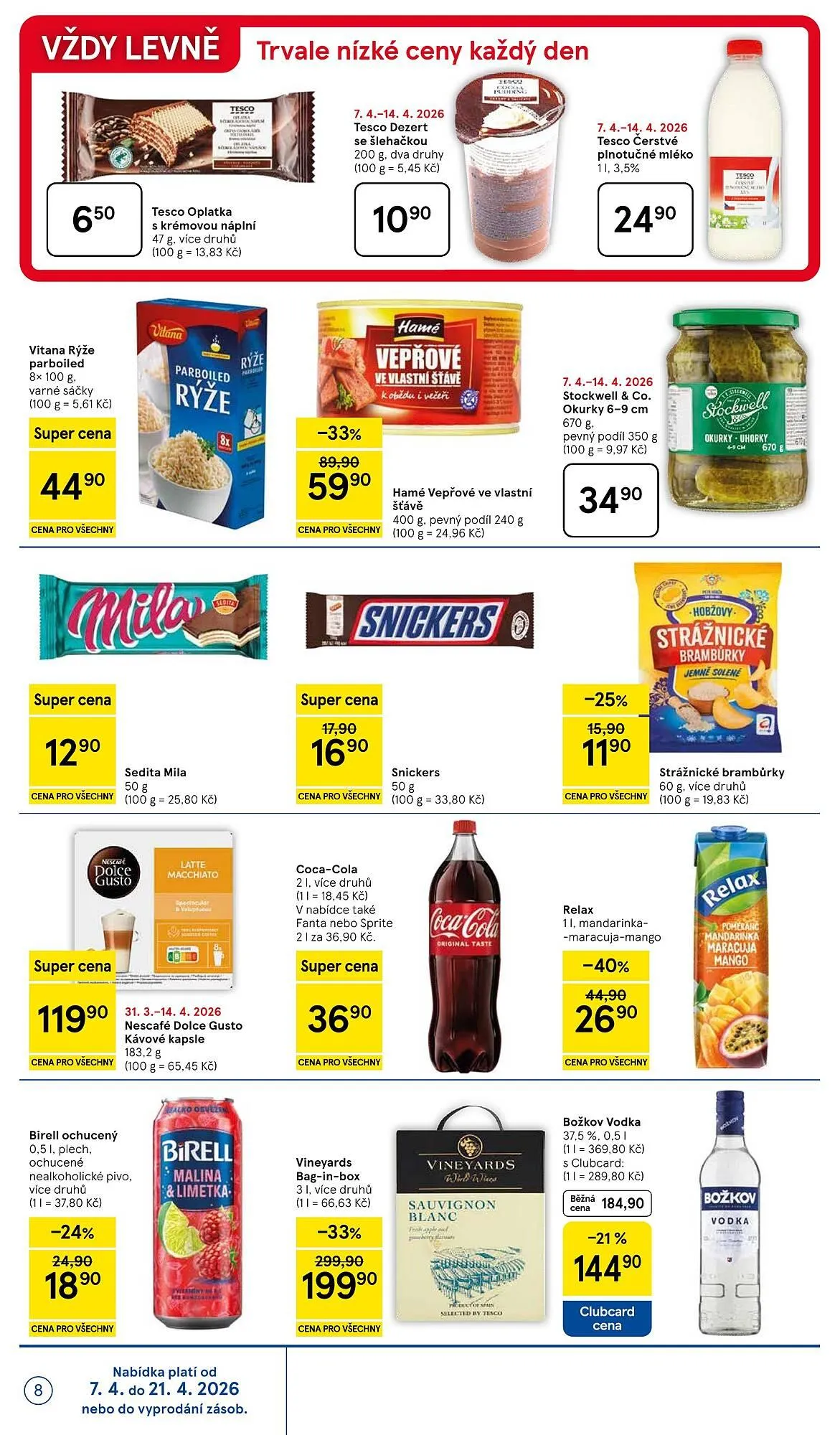 Tesco leták - 7. dubna 14. dubna 2026 - Page 8