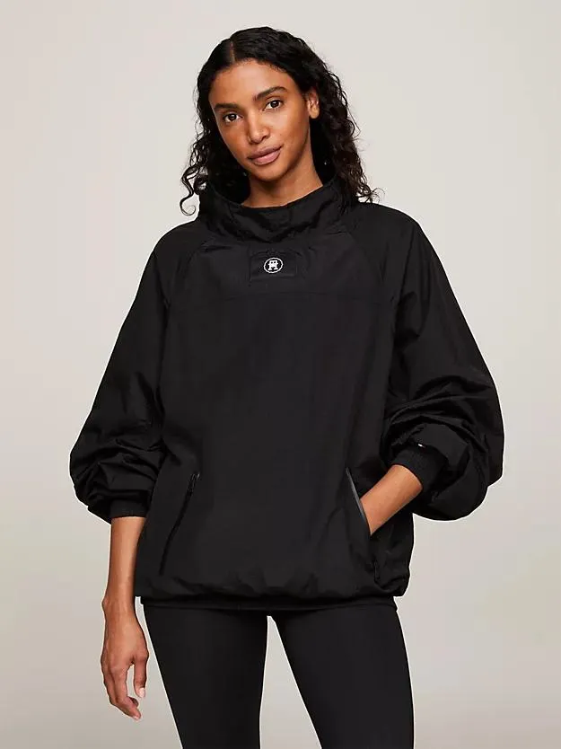 Sport Water Resistant Oversized Popover Jacket