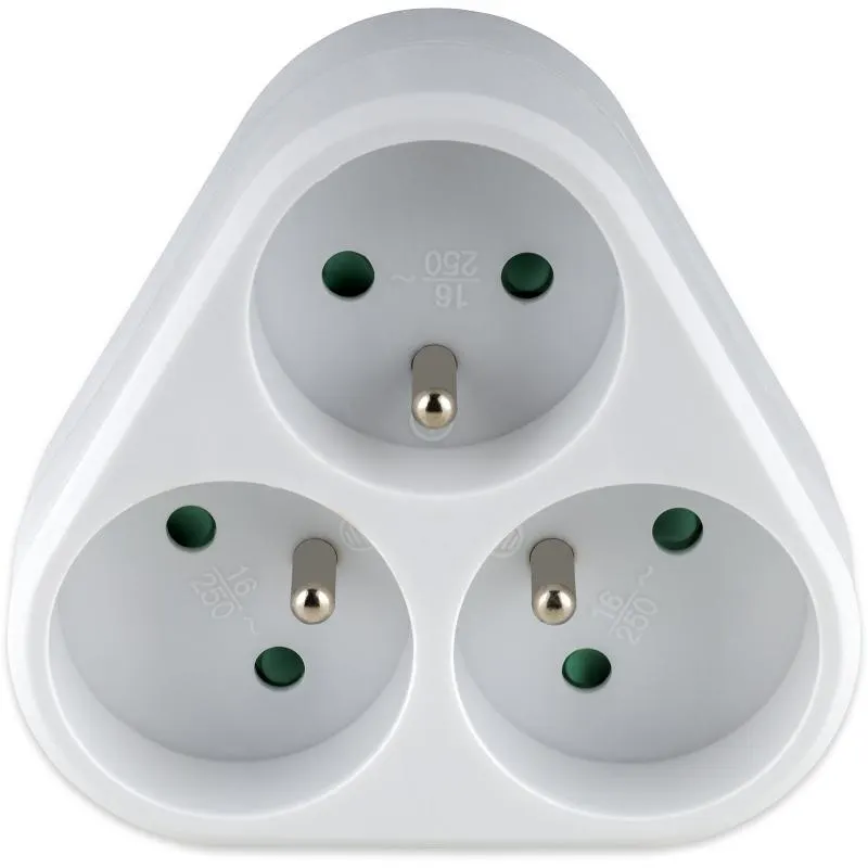 Rozbočka V 16A 3x230V, bílá