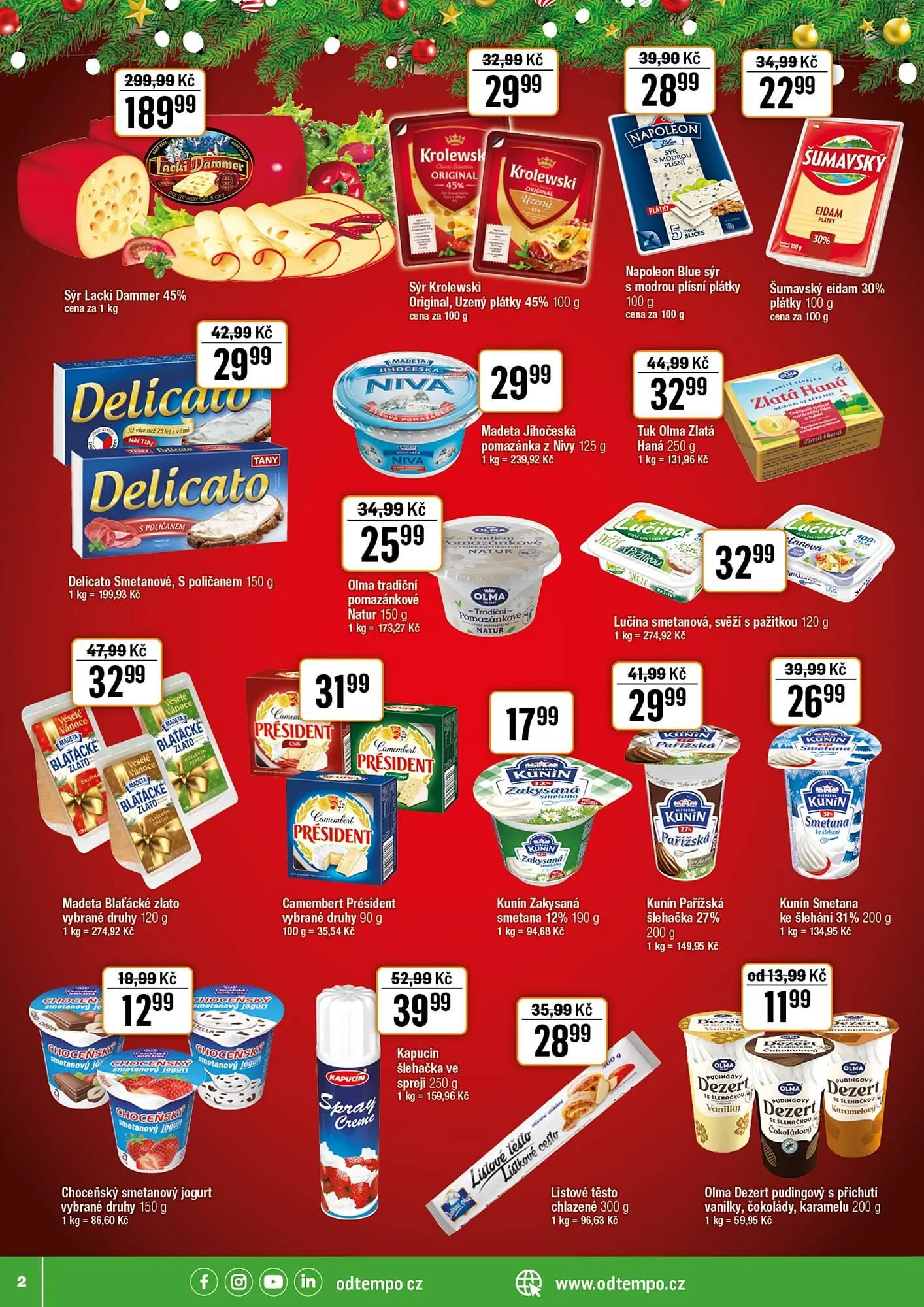 TEMPO leták - 17. prosince 31. prosince 2025 - Page 2