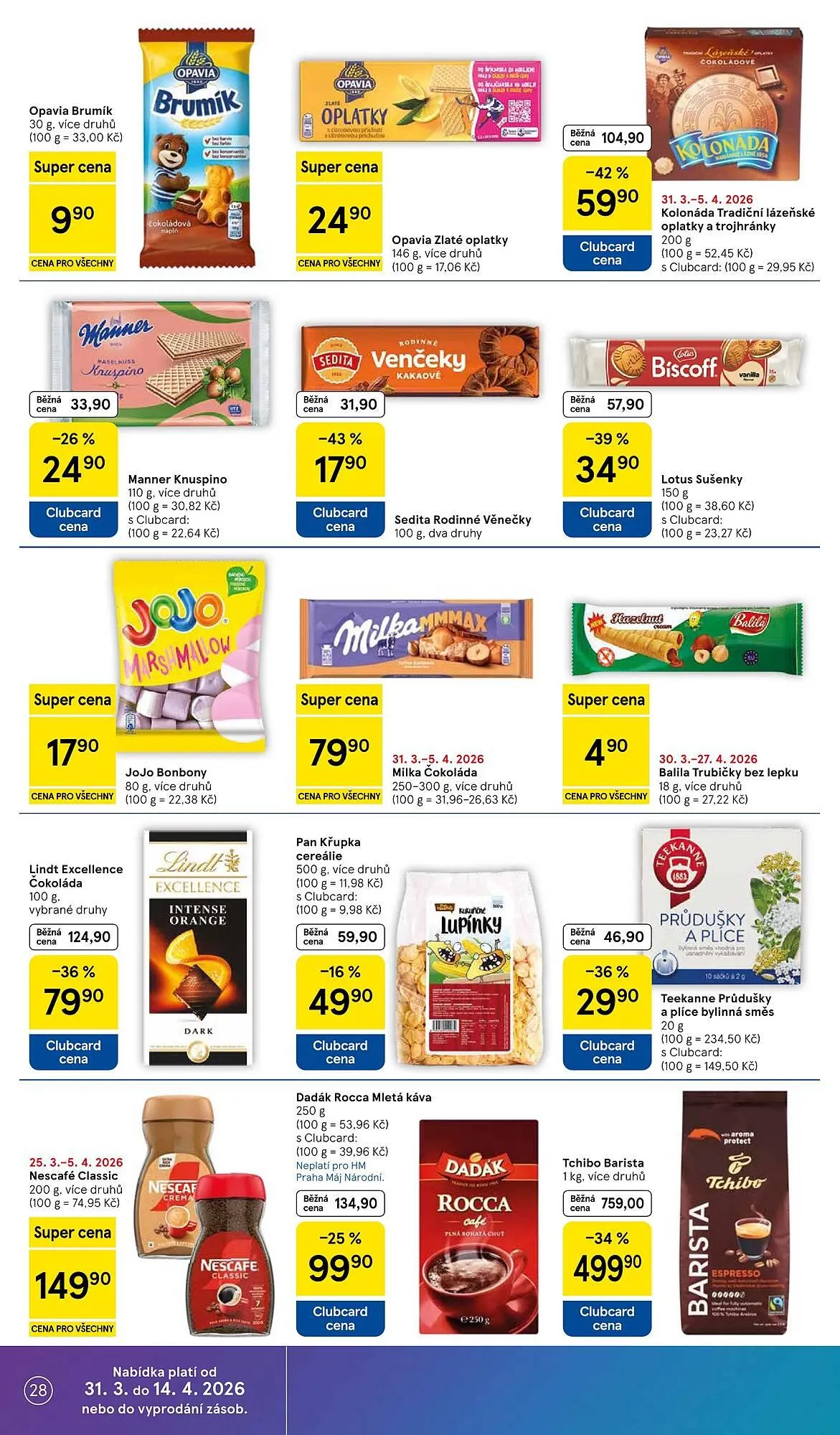 Tesco leták - 31. března 5. dubna 2026 - Page 28
