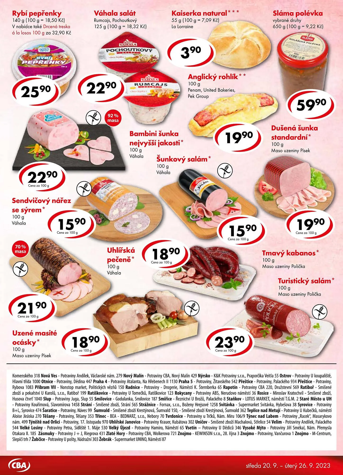 CBA leták - 20. září 26. září 2023 - Page 3