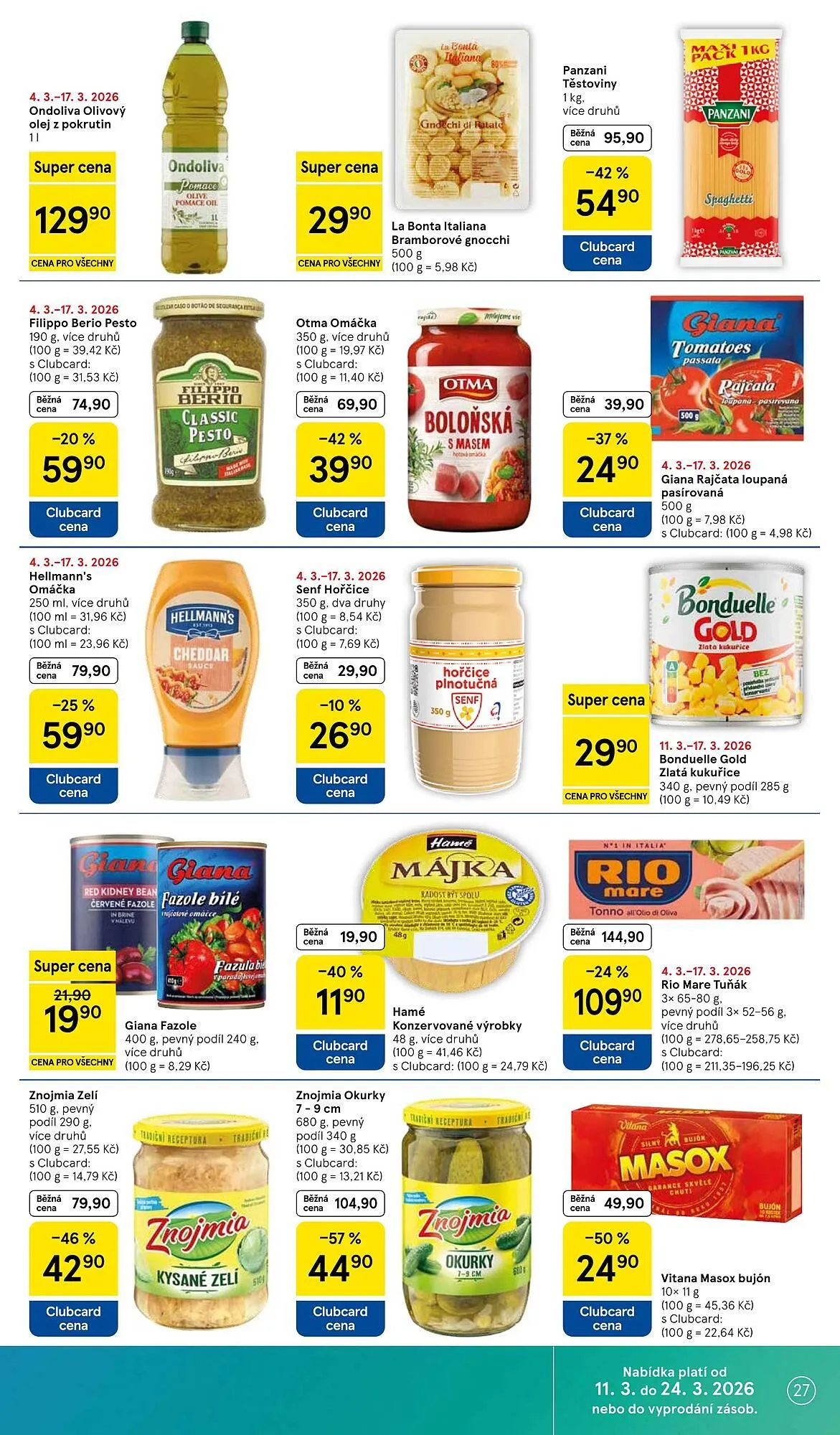 Tesco leták - 11. března 17. března 2026 - Page 27