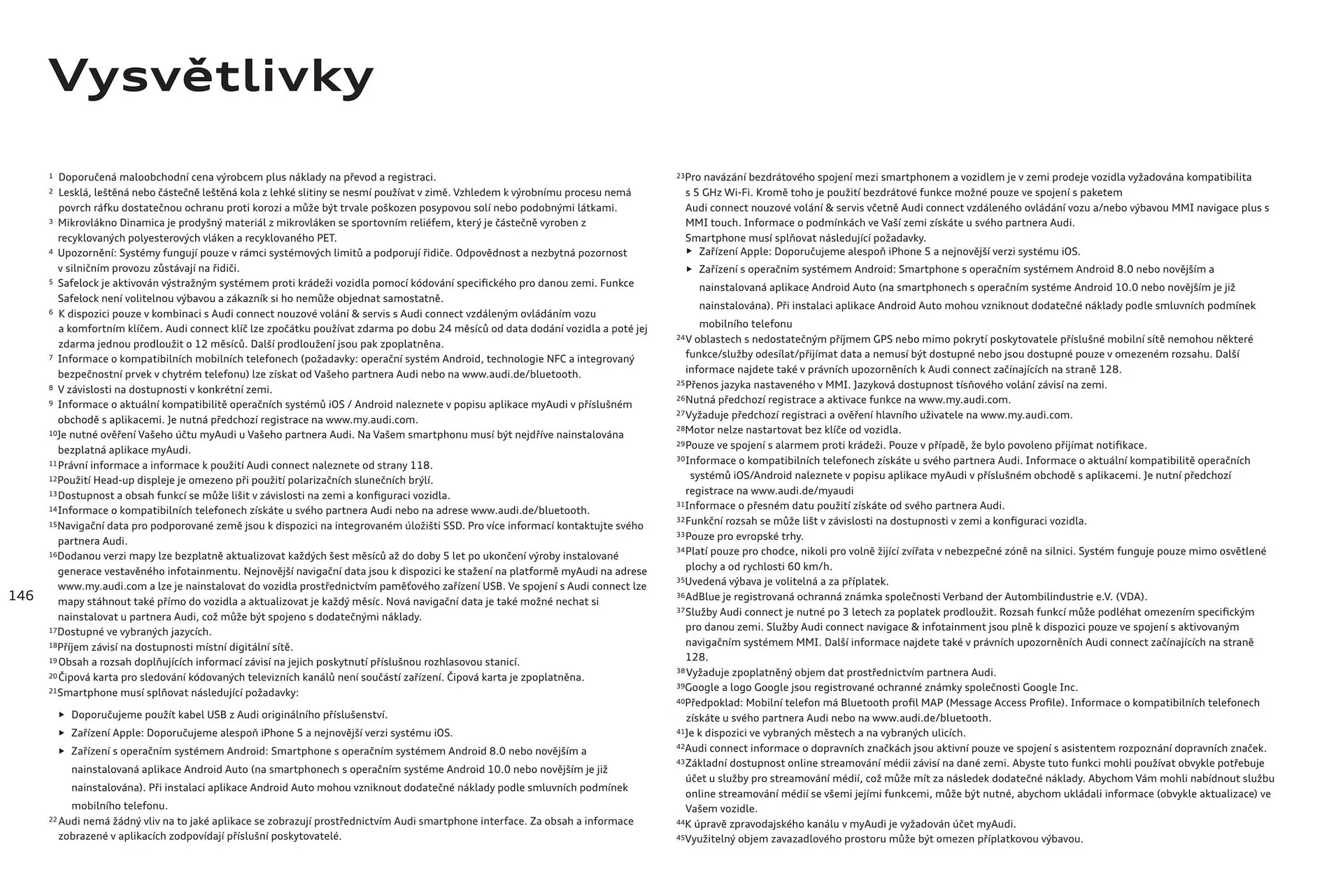 Audi A6 leták - 6. srpna 31. ledna 2025 - Page 146