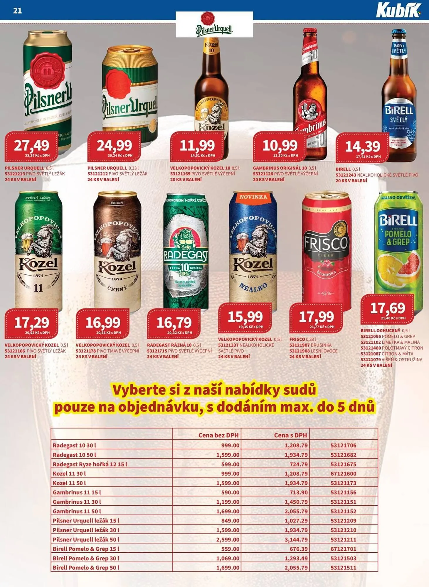 Kubík potraviny leták - 1. listopadu 30. listopadu 2025 - Page 21