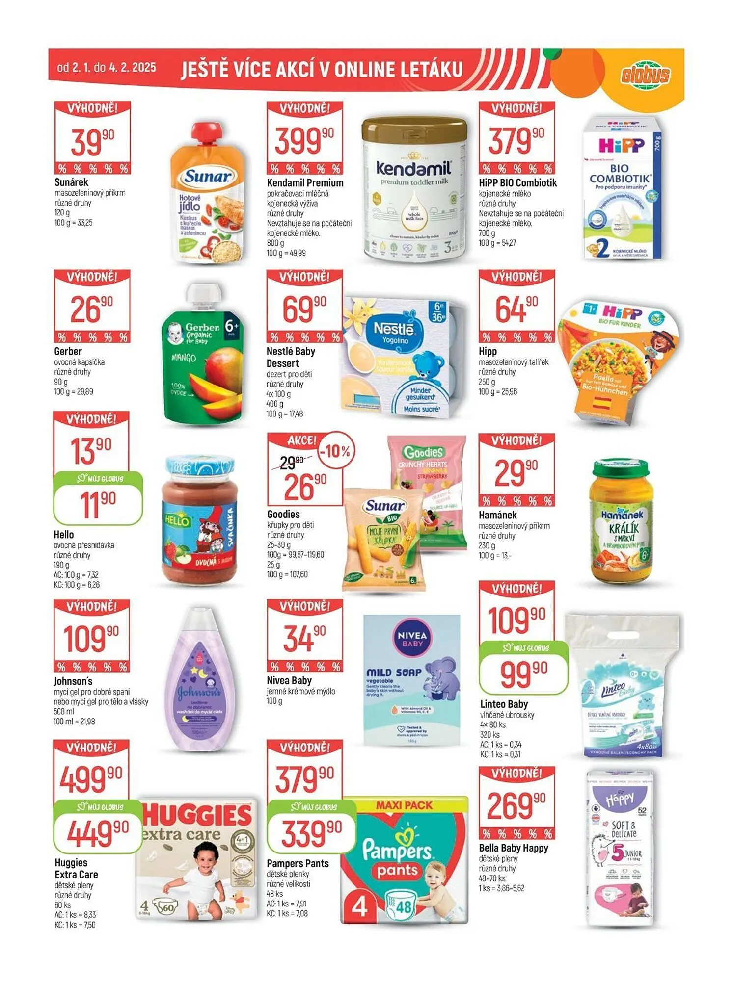 Globus leták - 2. ledna 7. ledna 2025 - Page 34