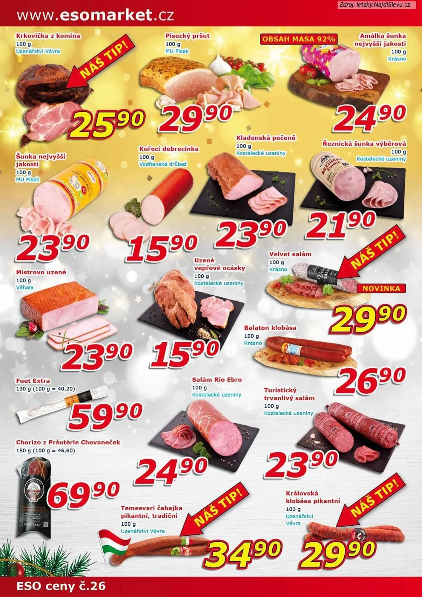 ESO MARKET leták - 10. prosince 31. prosince 2025 - Page 2