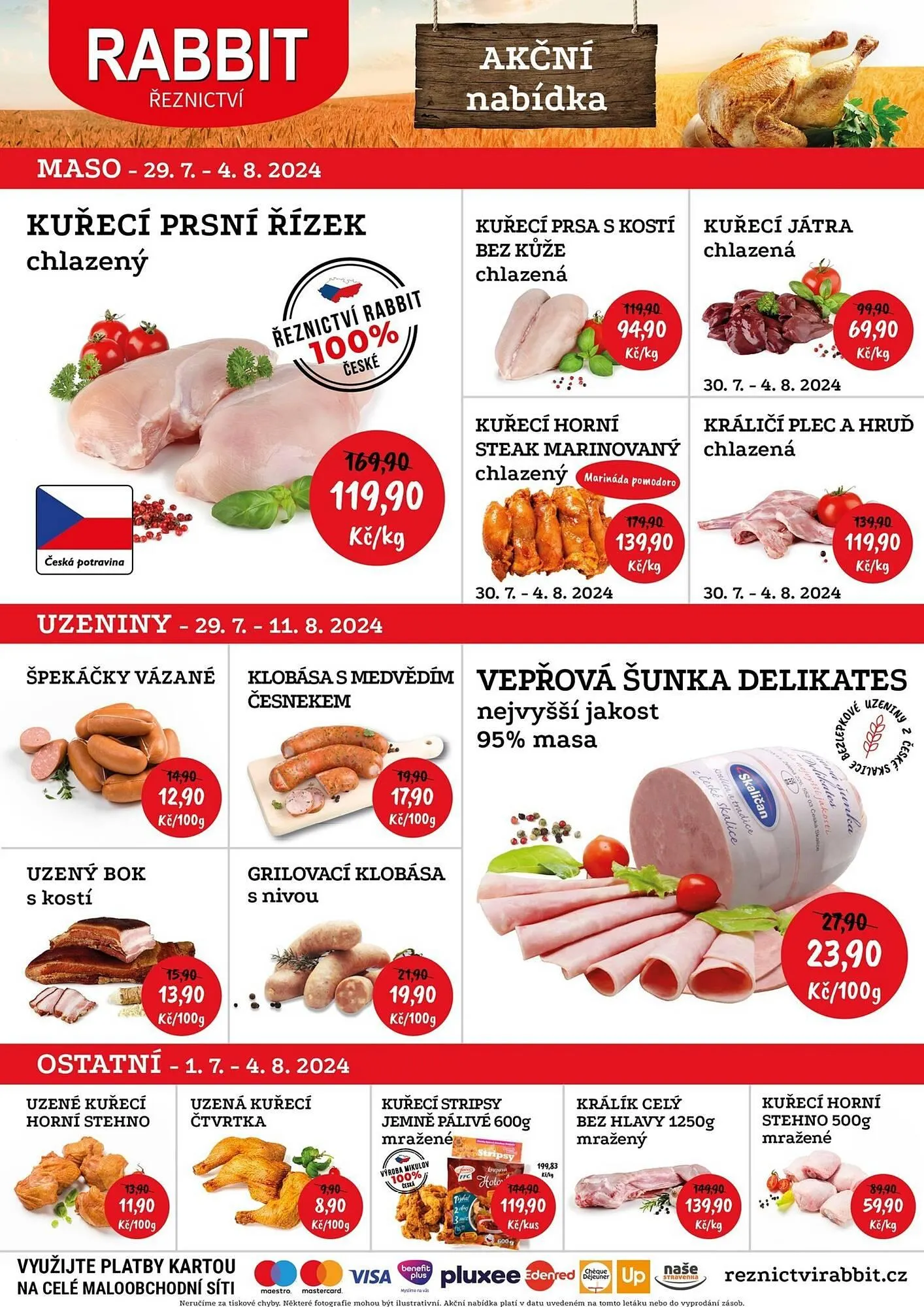 RABBIT řeznictví leták - 1