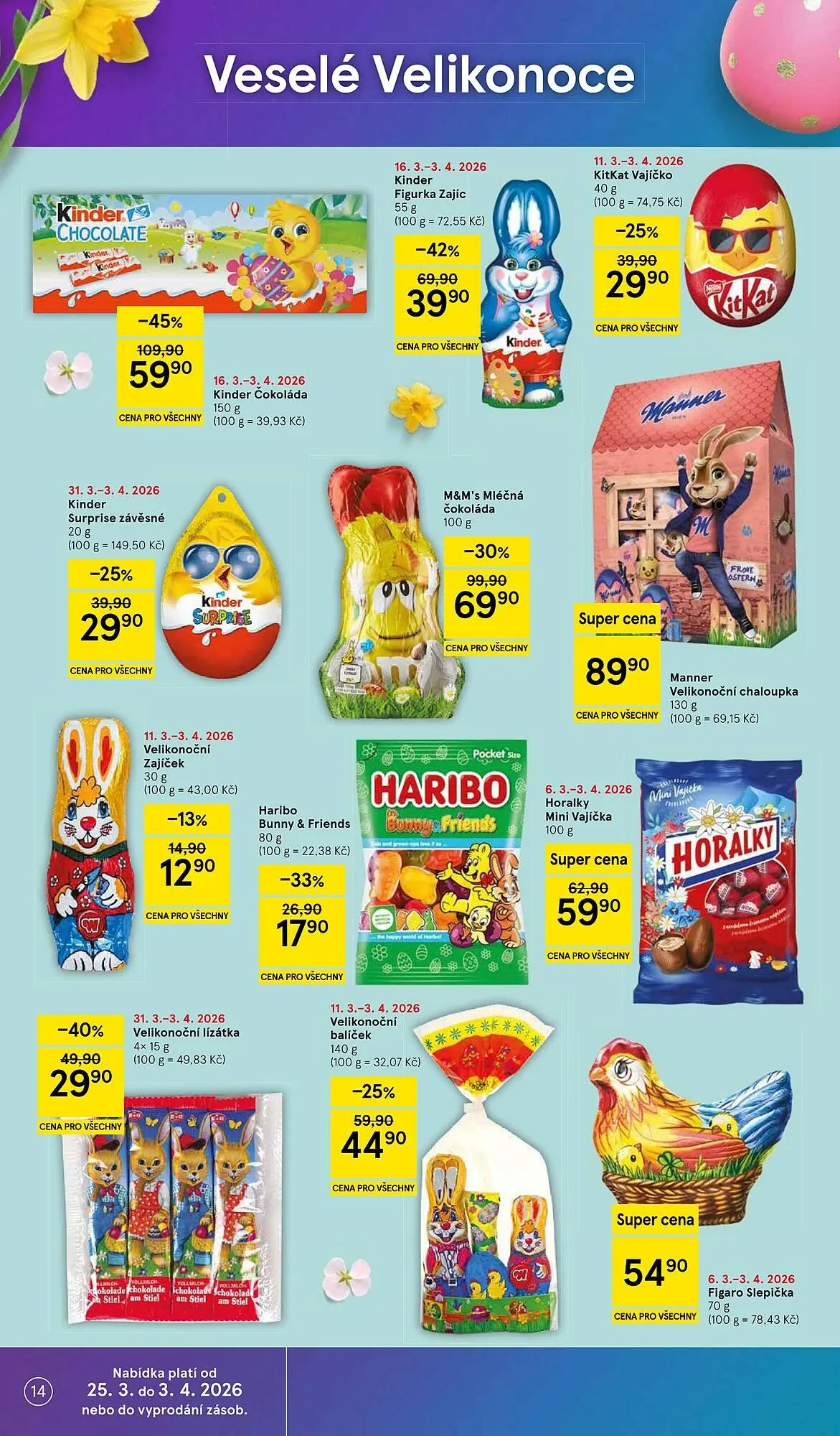 Tesco leták - 31. března 5. dubna 2026 - Page 14