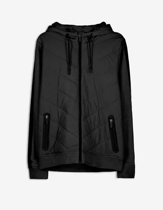 Propínací mikina - Kontrastní proužky