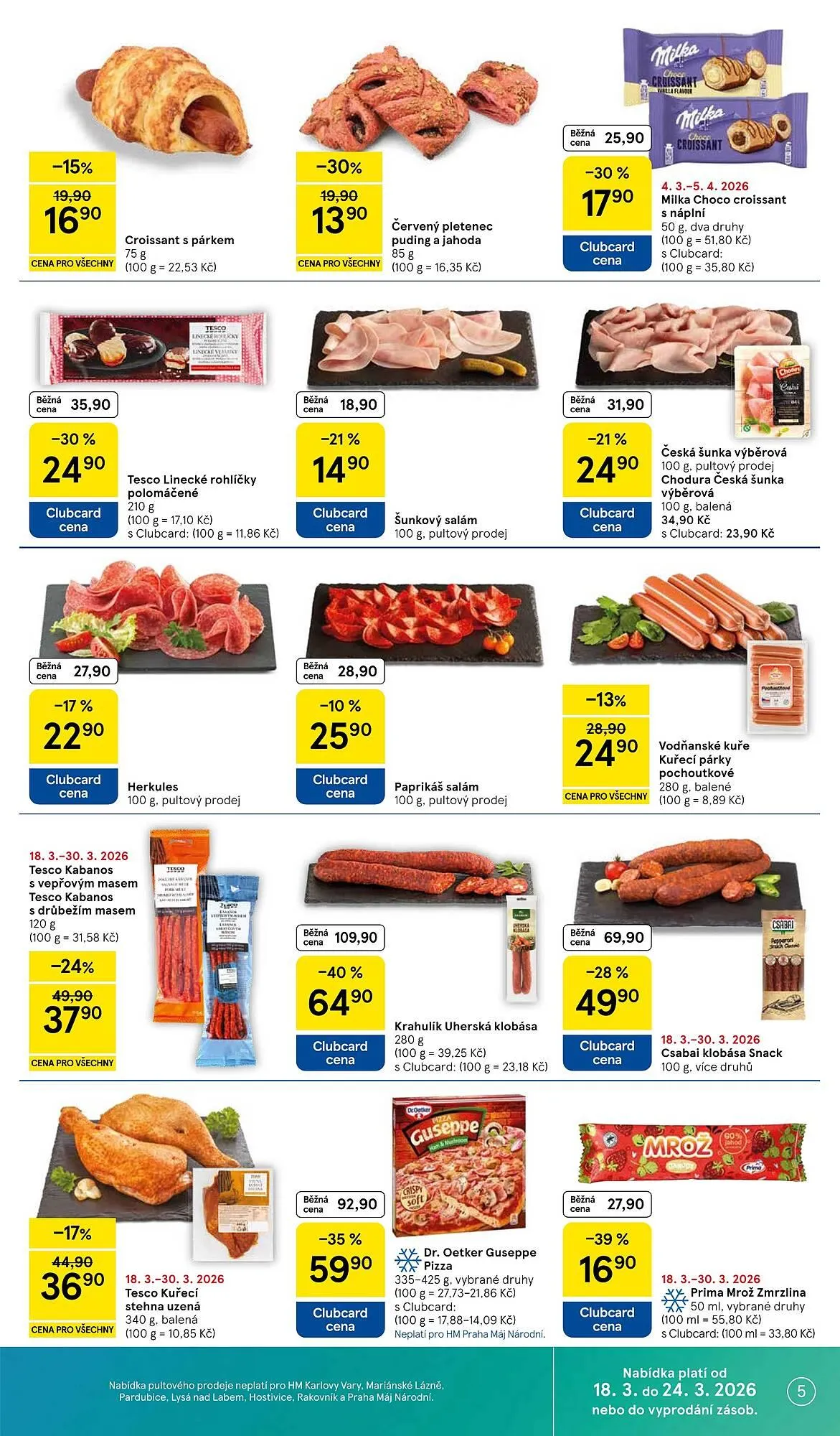 Tesco leták - 18. března 24. března 2026 - Page 5