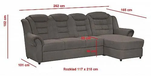 Sedací souprava BOSTON 3F-REC