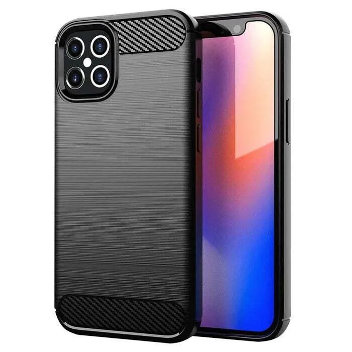 Zadní kryt pro Apple iPhone 12, 5,4", Carbon, černá POŠKOZENÝ OBAL