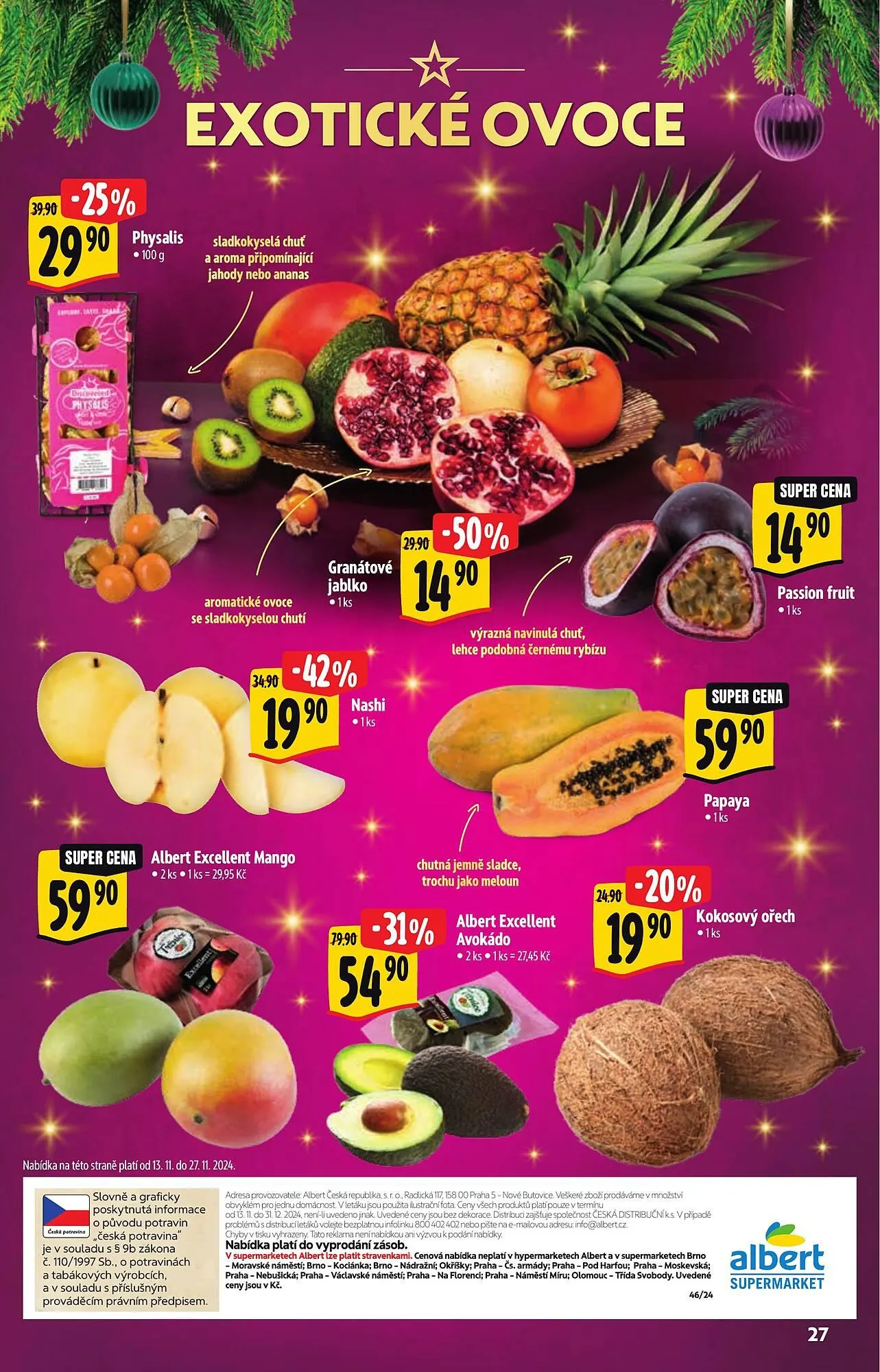 Albert leták - 13. listopadu 31. prosince 2024 - Page 27