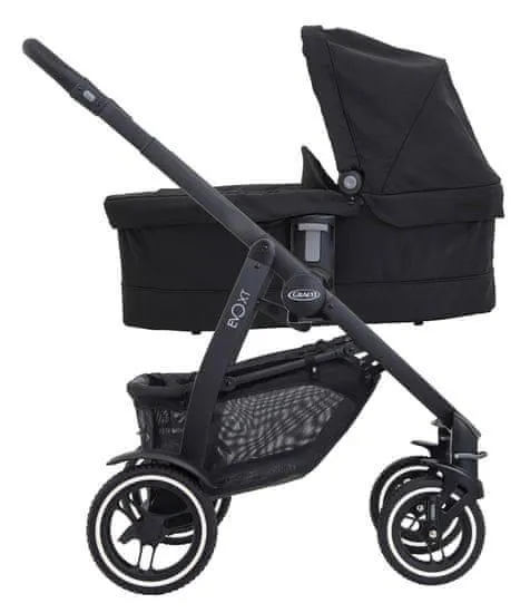 Graco Evo Luxury Carrycot black grey