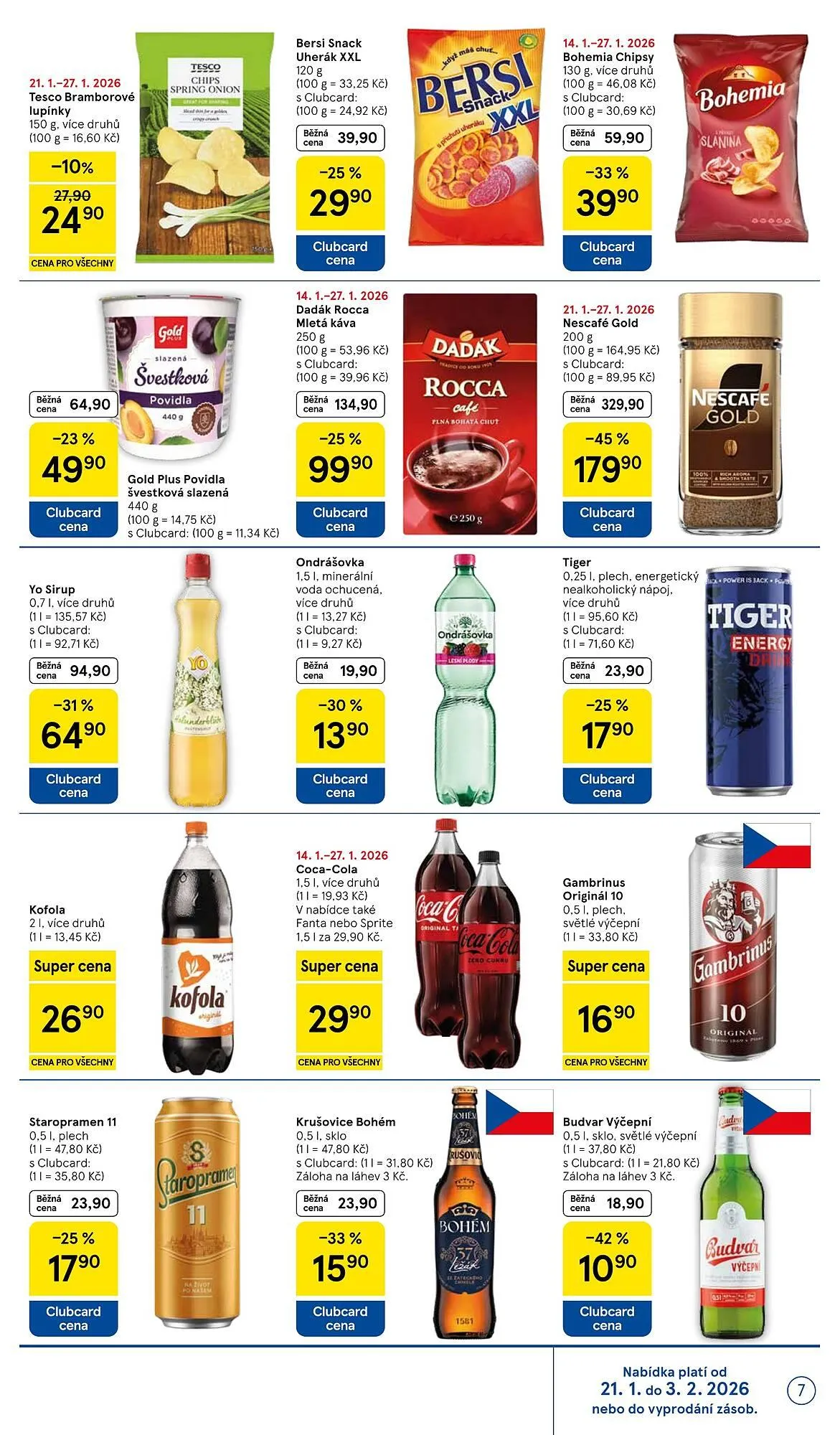 Tesco leták - 21. ledna 27. ledna 2026 - Page 7