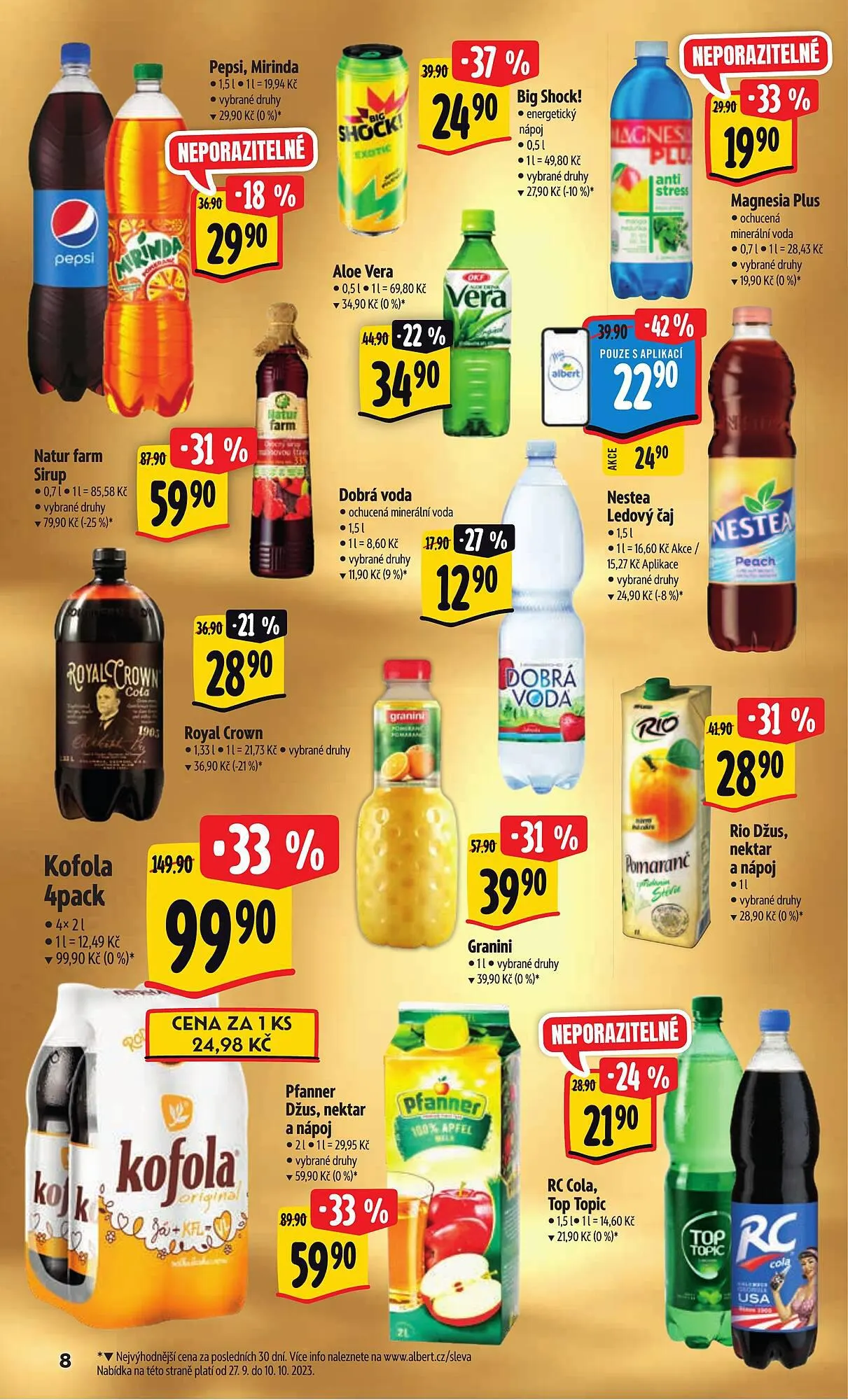 Albert Hypermarket leták - 27. září 3. října 2023 - Page 8