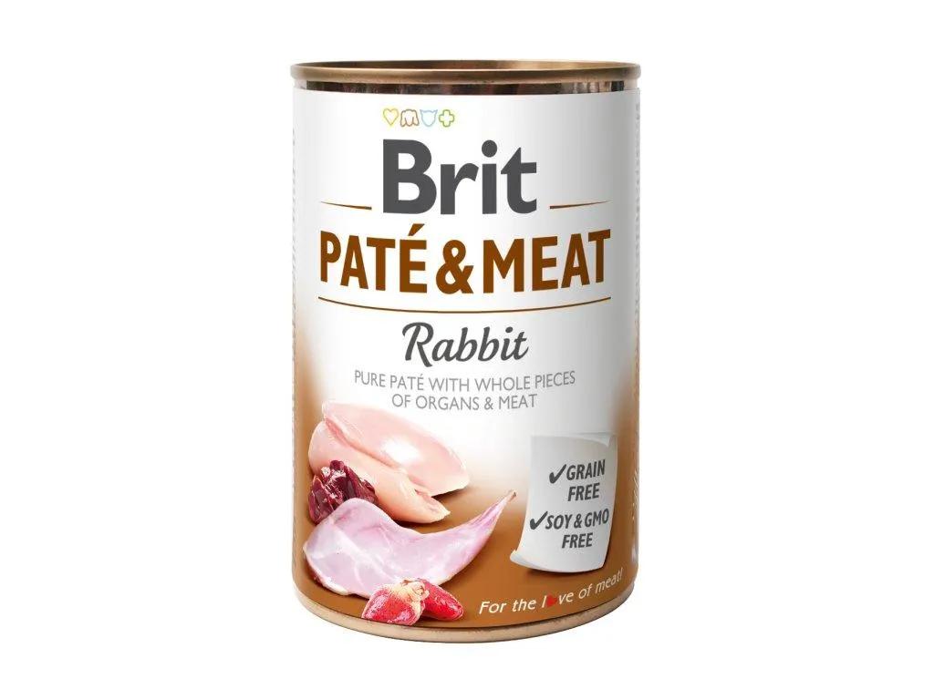 Brit Care Konzerva Brit Pate & Meat Rabbit 400 g