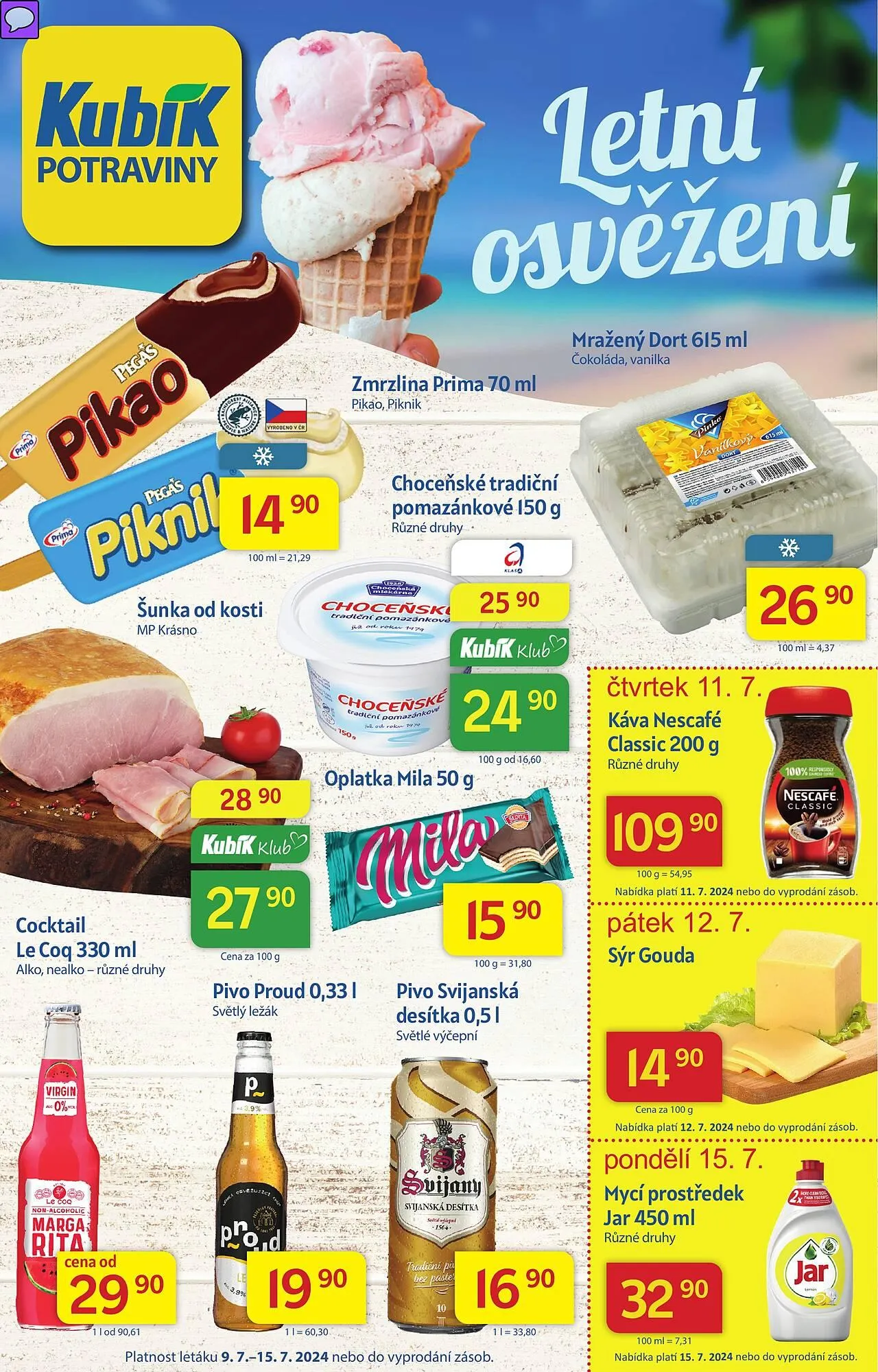 Kubík potraviny leták - 1