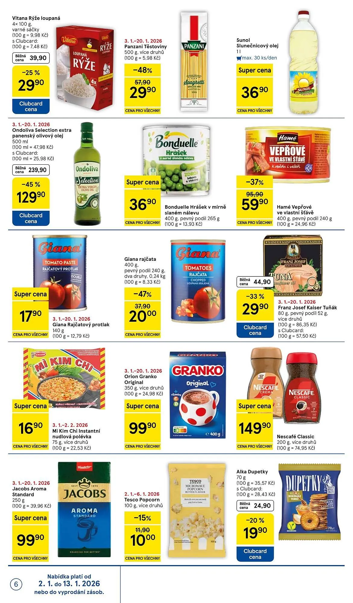 Tesco leták - 2. ledna 6. ledna 2026 - Page 6