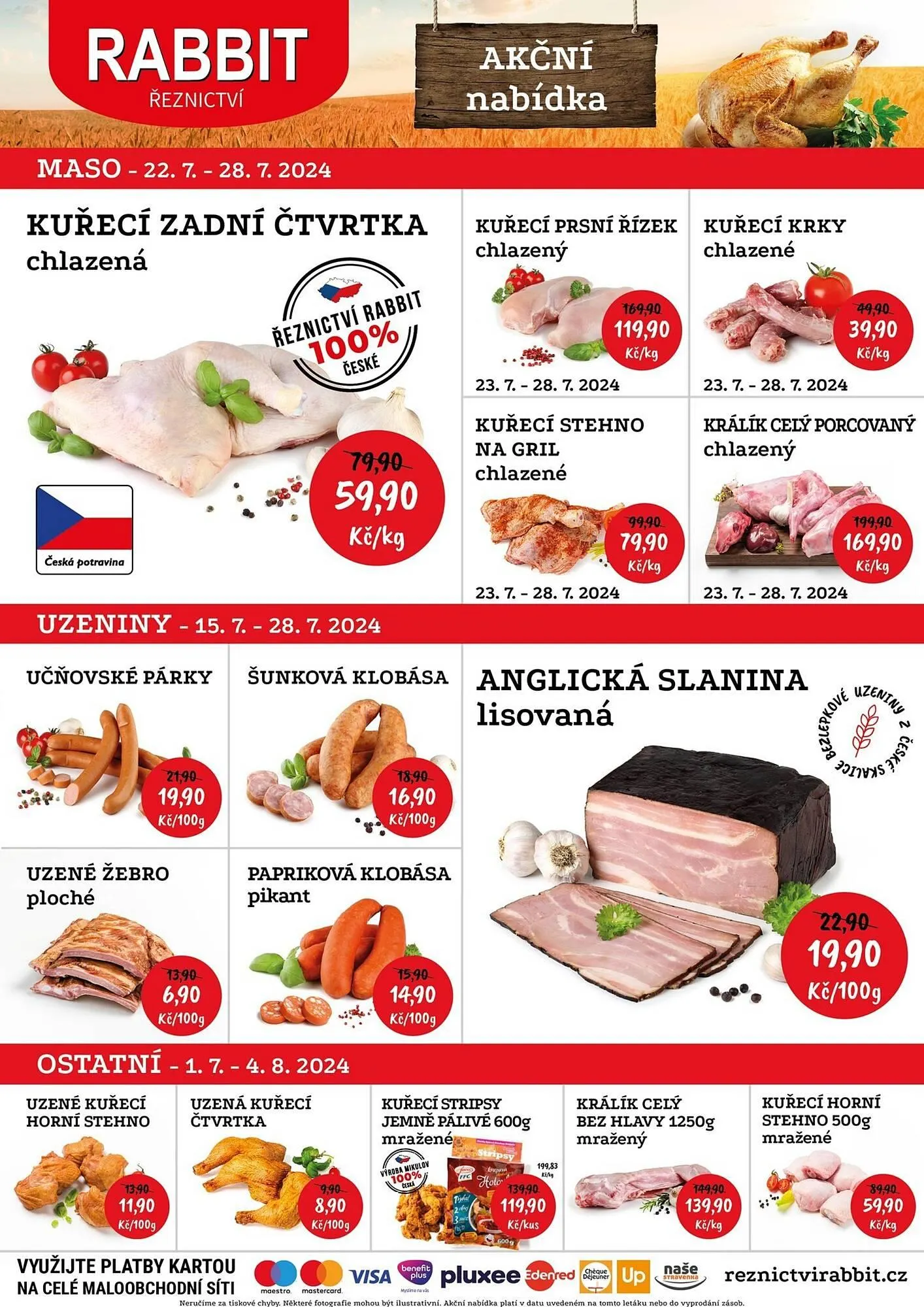 RABBIT řeznictví leták - 1