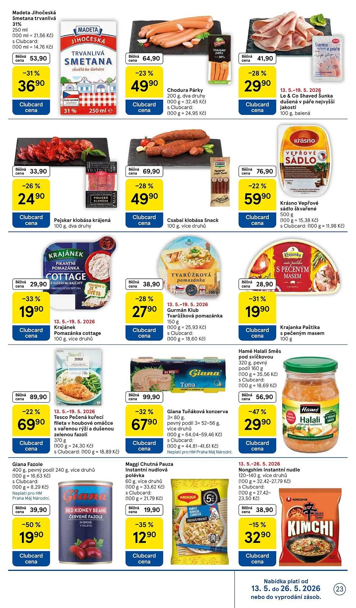 Tesco leták - 13. května 19. května 2026 - Page 23