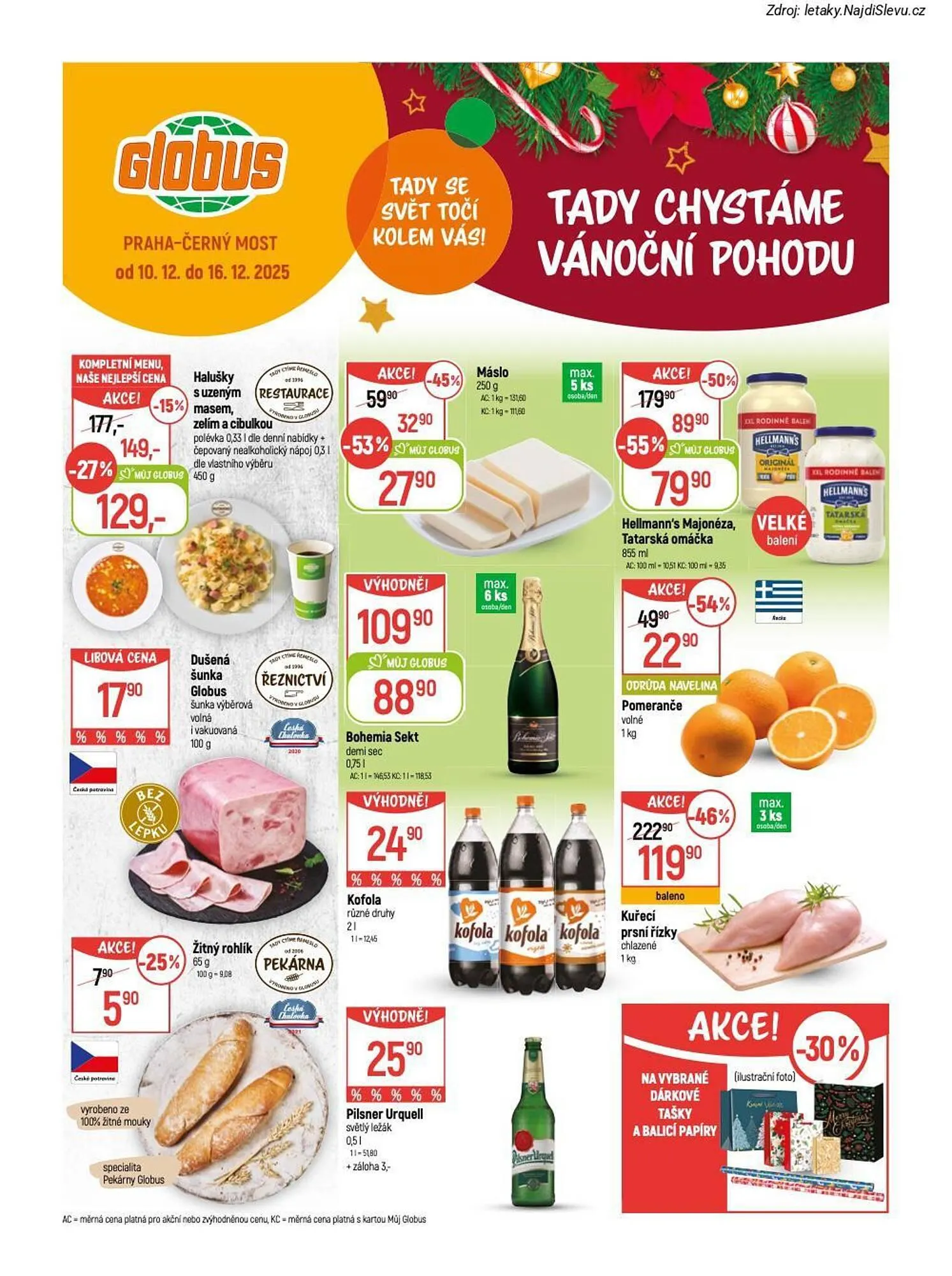 Globus leták - 10. prosince 16. prosince 2025 - Page 1