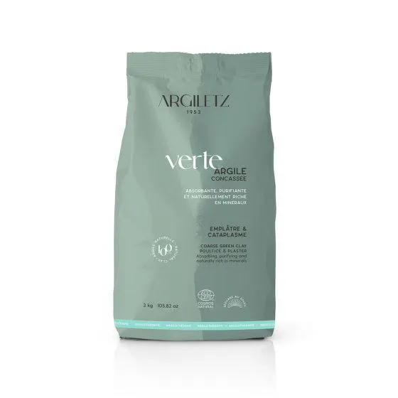 Jíl zelený granulovaný 3 kg ARGILETZ