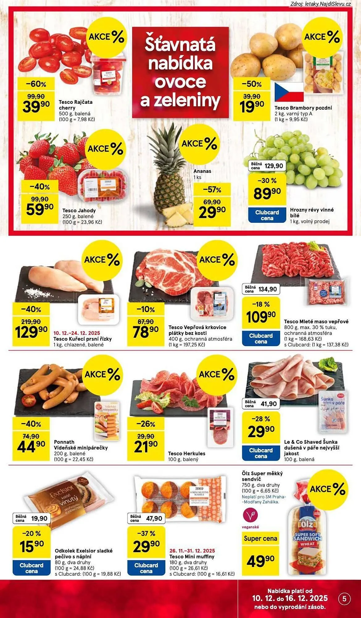 Tesco leták - 10. prosince 16. prosince 2025 - Page 5