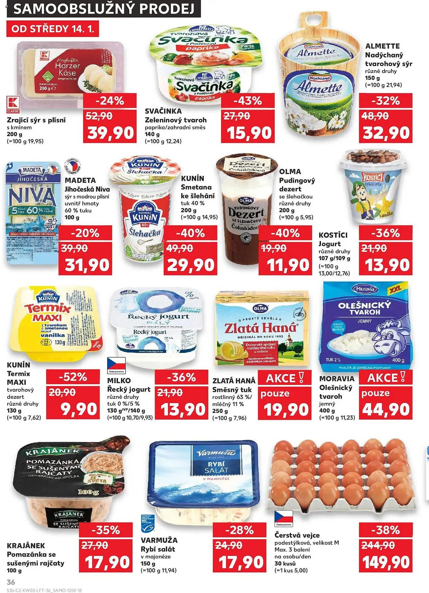 Kaufland leták - 14. ledna 20. ledna 2026 - Page 36
