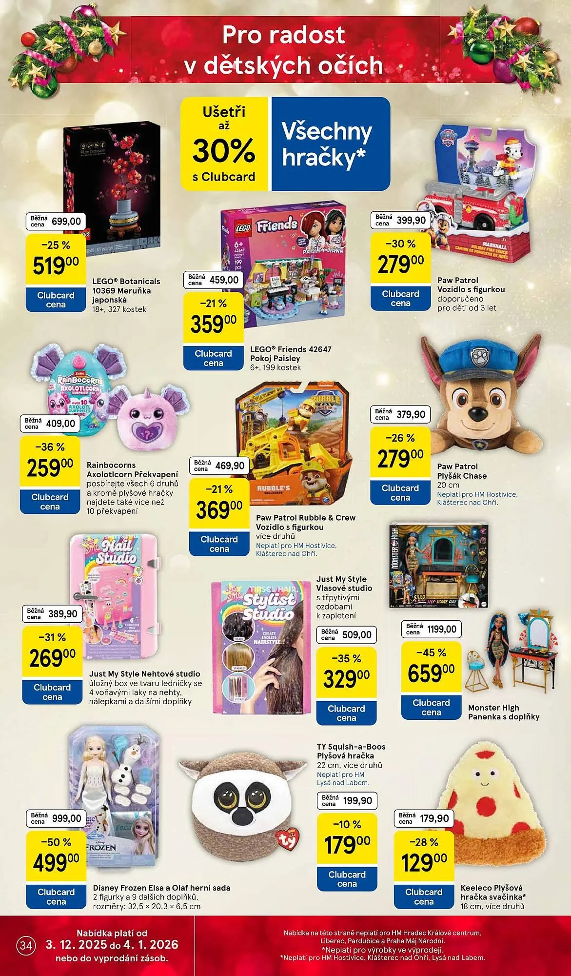 Tesco leták - 3. prosince 9. prosince 2025 - Page 34