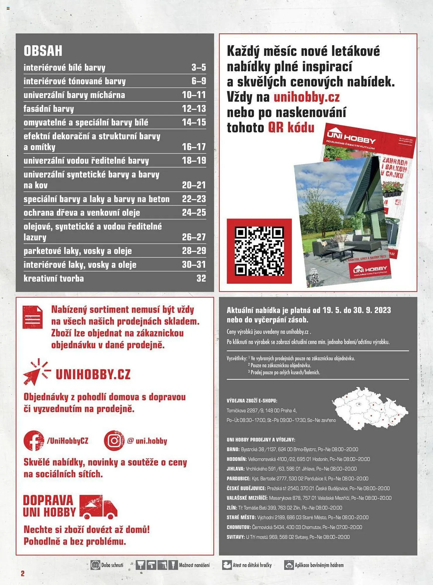 Uni Hobby leták - 19. května 30. září 2023 - Page 2