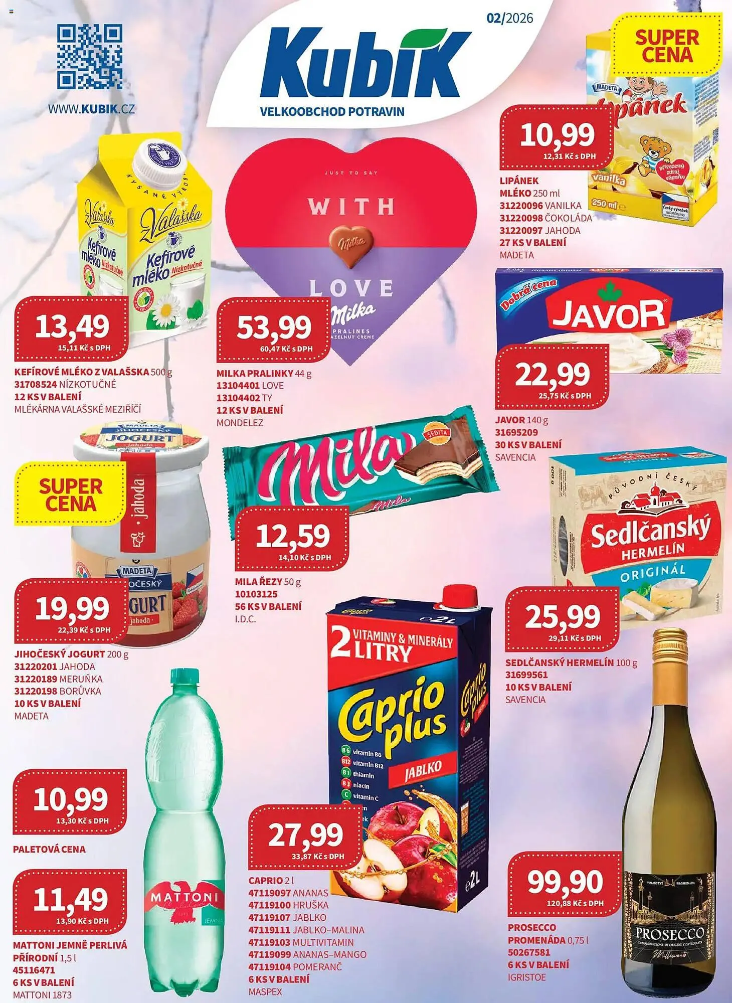 Kubík potraviny leták - 1. února 28. února 2026 - Page 1