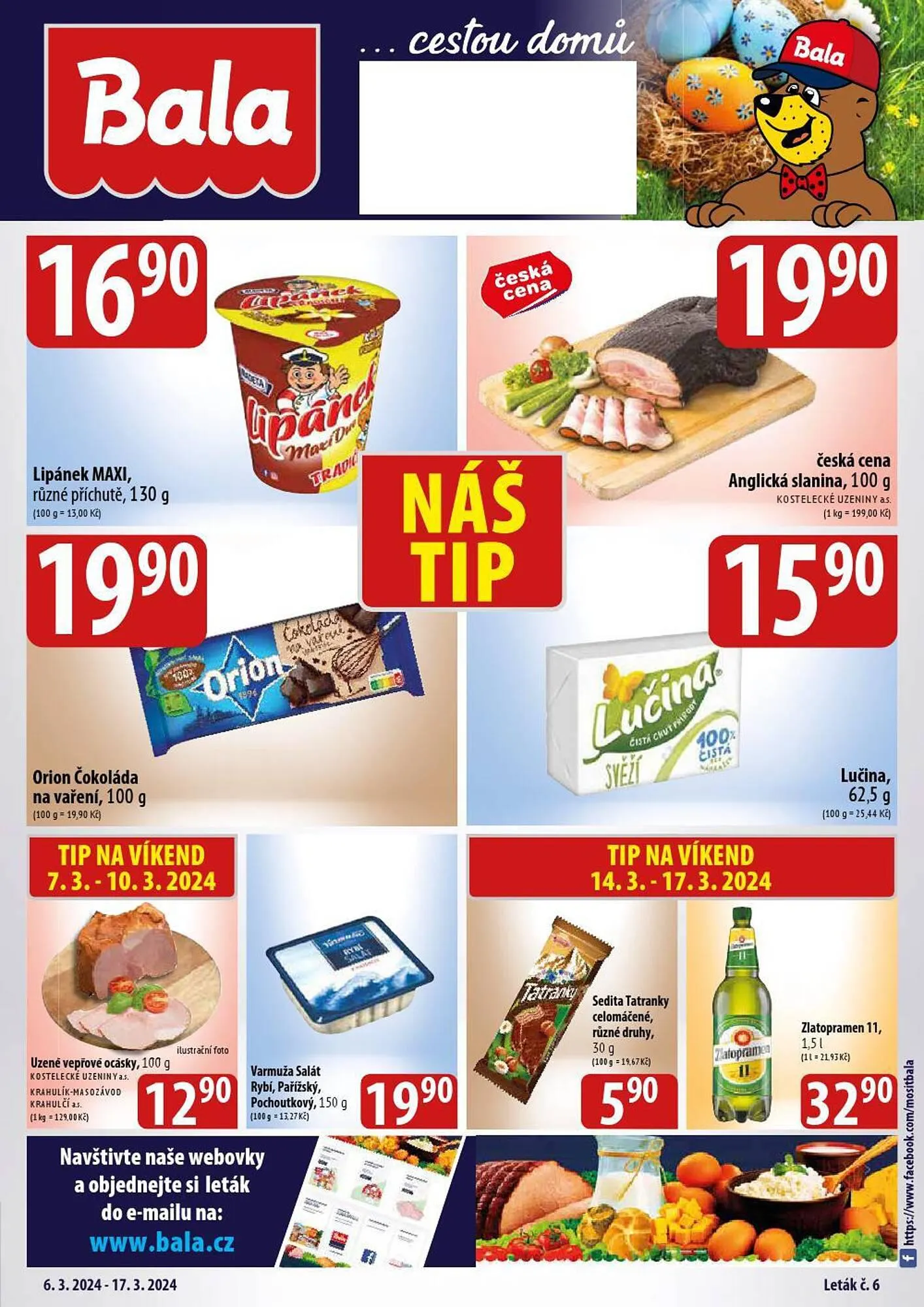 Bala leták - 6. března 17. března 2024