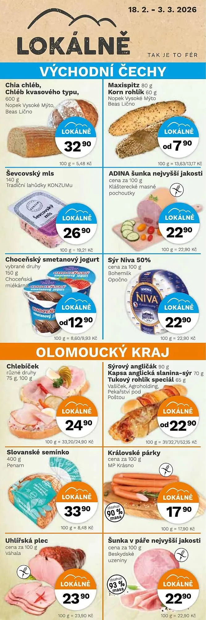 Konzum leták - 18. února 3. března 2026 - Page 2