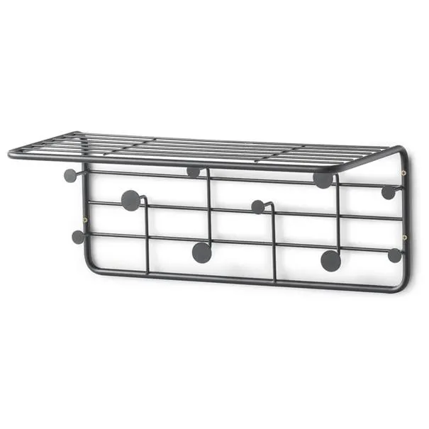 Kovový věšák ZELLER černá