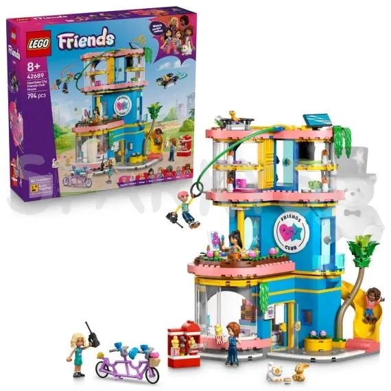 LEGO® Friends 42689 Klubovna pro kamarády v městečku Heartlake