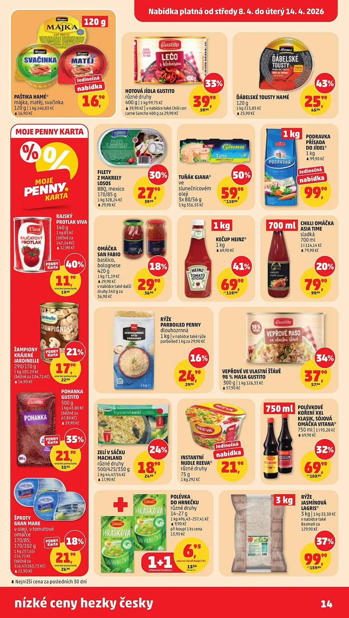 Penny Market leták - 8. dubna 14. dubna 2026 - Page 14