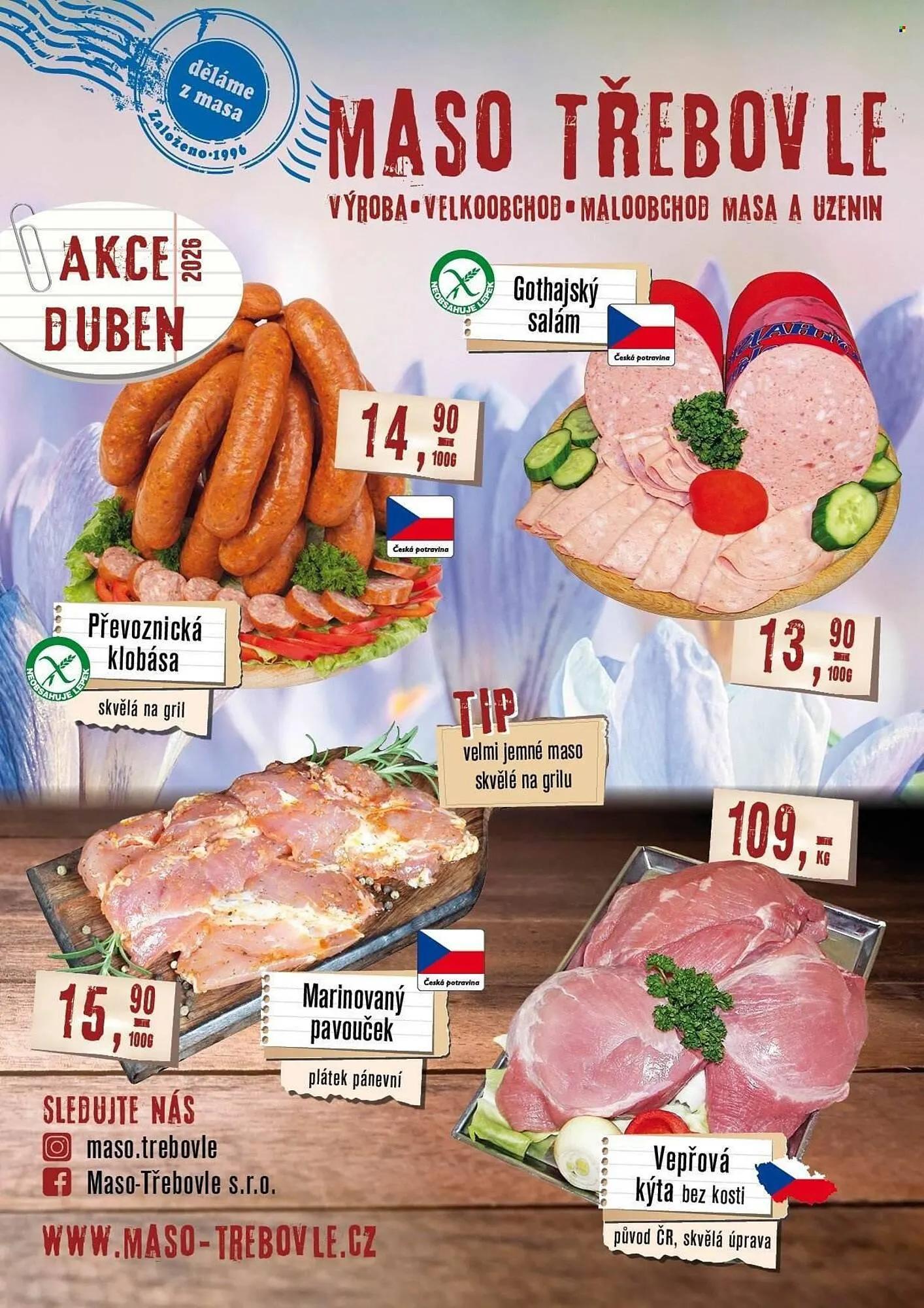 Maso Třebovle leták - 1. dubna 30. dubna 2026 - Page 1