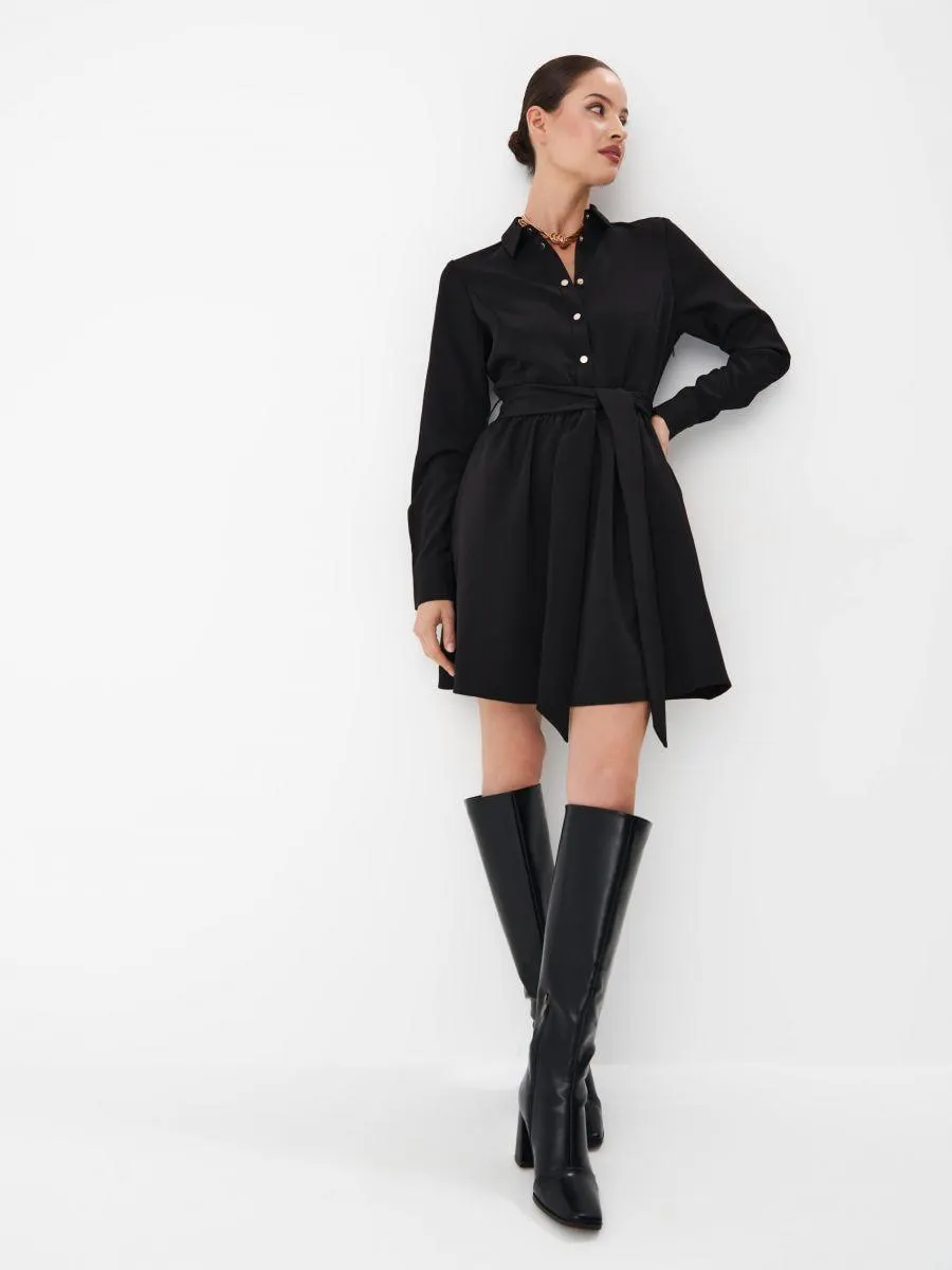 Košilové mini šaty