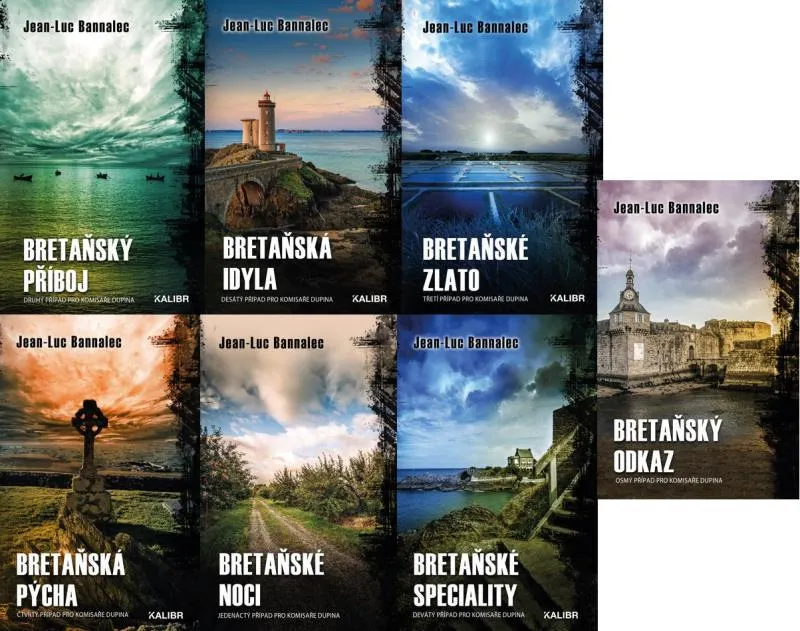 Komplet Bretaňské noci + Bretaňský příboj + Bretaňské zlato + Bretaňská pýcha + Bretaňský odkaz + Bretaňské speciality + Bretaňská idyla