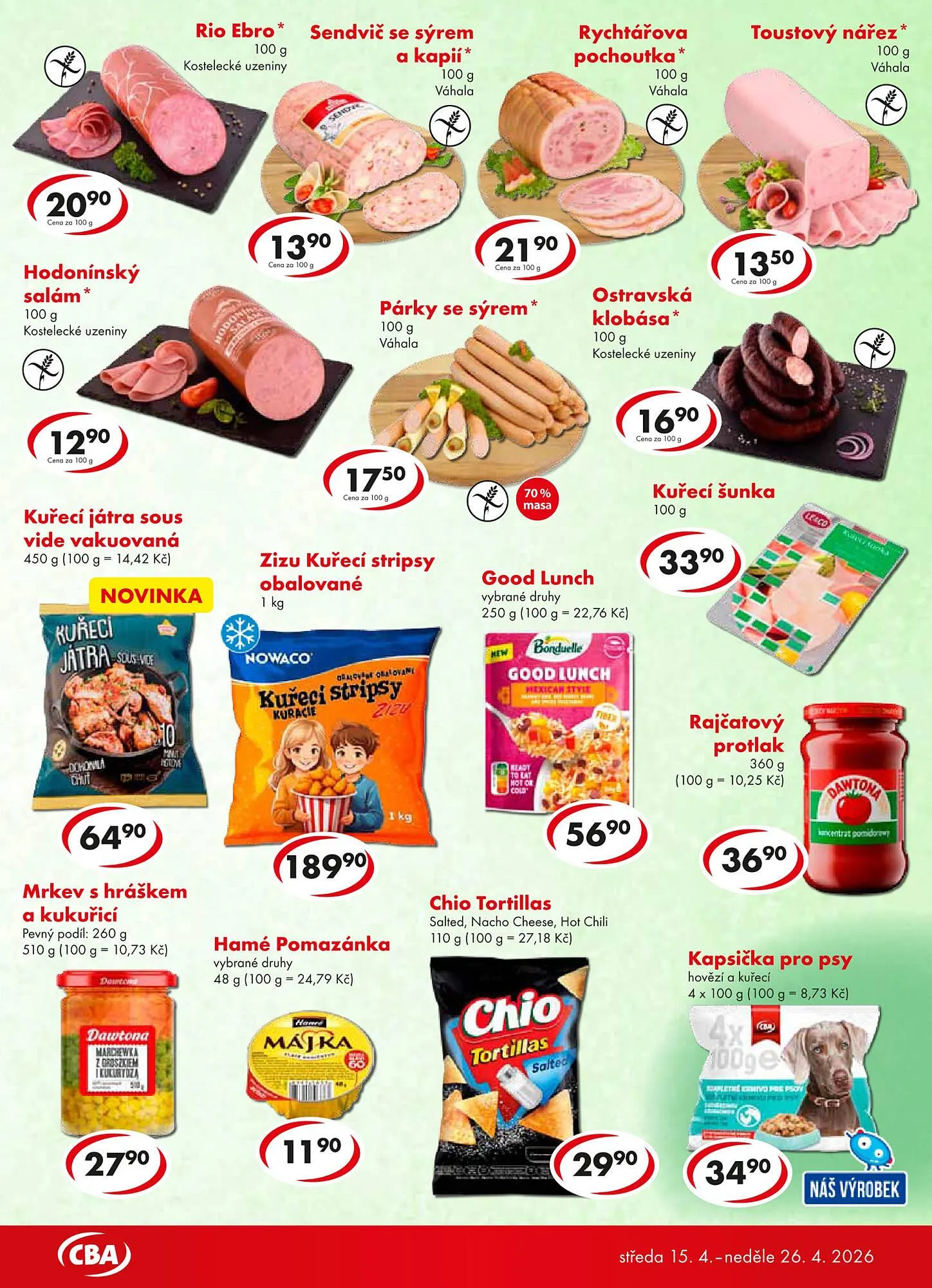 CBA leták - 15. dubna 26. dubna 2026 - Page 3