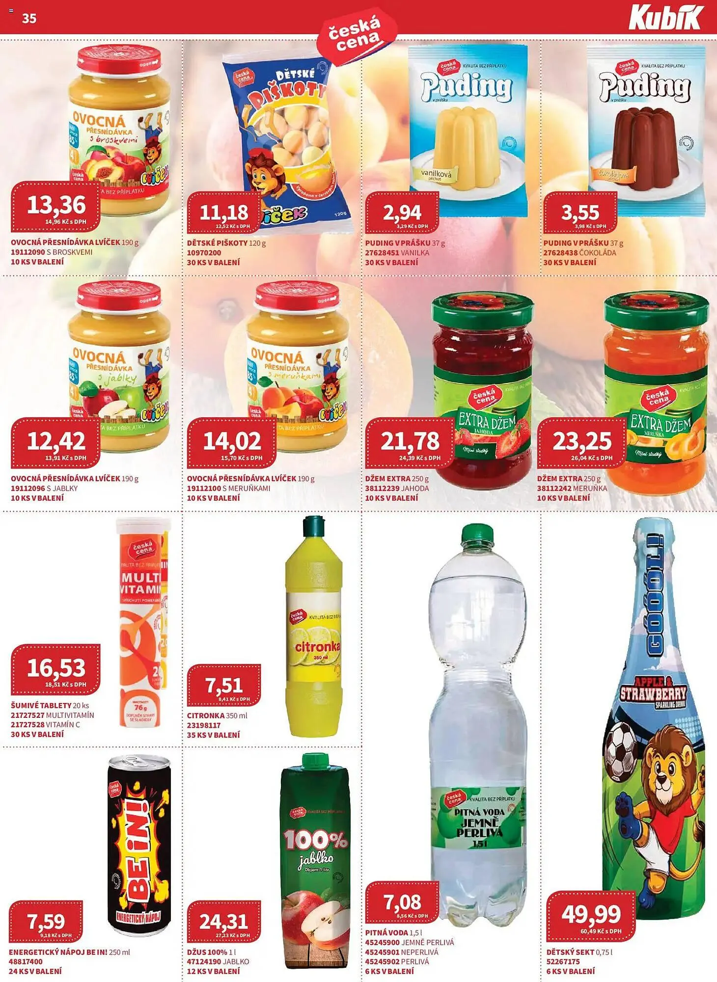 Kubík potraviny leták - 1. března 31. března 2026 - Page 35