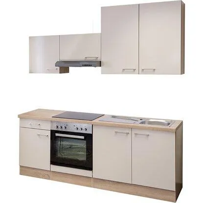 Flex-Well Kuchyně Orlando 210 cm/typ 1 - trouba/varná deska/digestoř