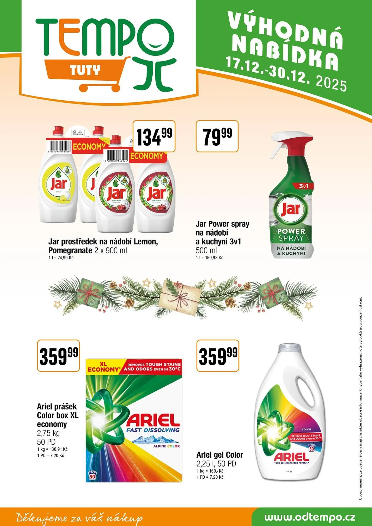 TEMPO leták - 17. prosince 31. prosince 2025 - Page 17