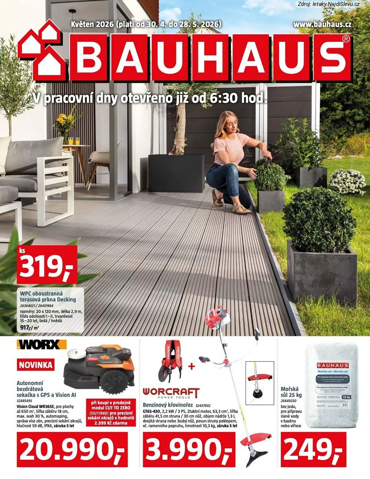 Bauhaus leták - 30. dubna 28. května 2026 - Page 1